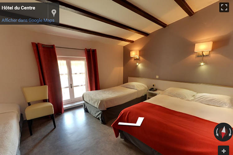 Visite virtuelle Google de l'hôtel du Centre, Pierrelatte, Provence